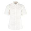 Women'S City Business Blouse Short Sleeve in white