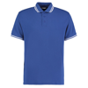 Tipped Collar Polo in royal-white