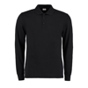 Piqué Polo Long Sleeved in black