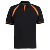 Oak Hill Polo in black-orange