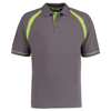 Oak Hill Polo in charcoal-lime