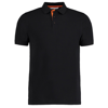 Club Style Slim Fit Polo in black-orange
