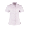 Women'S Corporate Oxford Blouse Short Sleeved in lilac