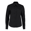 Women'S Corporate Oxford Blouse Long Sleeved in black