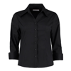 Women'S Corporate Oxford Shirt ¾ Sleeved in black