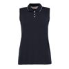 Women'S Gamegear® Proactive Sleeveless Polo in navy-white