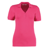 Sophia V-Neck Polo in raspberry