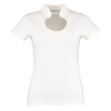 Women'S Corporate Top Keyhole Neck in white