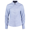 Women'S Contrast Premium Oxford Shirt Long Sleeve in lightblue-navy