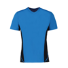 Gamegear® Cooltex® Team Top V-Neck Short Sleeve in electricblue-black