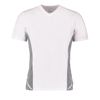 Gamegear® Cooltex® Team Top V-Neck Short Sleeve in white-grey