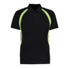 Gamegear® Cooltex® Riviera Polo Shirt in black-fluorescentlime