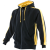 Full Zip Hoodie in black-yellow