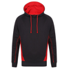 Pull Over Hoodie in navy-red