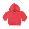 Toddler Hooded Sweatshirt With Kangaroo Pocket in red