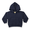 Zip-Through Hoodie in navy