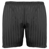 Shadow Stripe Shorts in black