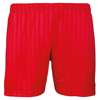 Shadow Stripe Shorts in red