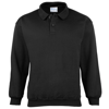 Coloursure Polo Plaquet Sweatshirt in black