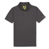 Evolution Sunblock Short Sleeve Polo in charcoal