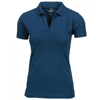 Women'S Harvard Stretch Deluxe Polo Shirt in indigo-blue