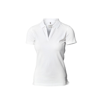 Women'S Harvard Stretch Deluxe Polo Shirt in white