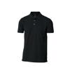 Harvard Stretch Deluxe Polo Shirt in black