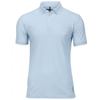 Harvard Stretch Deluxe Polo Shirt in sky-blue