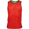 All Sports Reversible Bib in red-fluorescentgreen