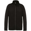 Dual-Fabric Sports Jacket in black-black