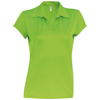 Women'S Polo Shirt in lime