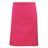 Mid-Length Apron in hot-pink