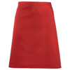 Mid-Length Apron in red