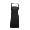 Colours Bib Apron With Pocket in black