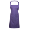 Colours Bib Apron With Pocket in purple