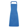 Colours Bib Apron With Pocket in sapphire