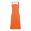 Colours Bib Apron With Pocket in terracotta