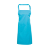 Colours Bib Apron With Pocket in turquoise