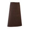 Colours Bar Apron in brown