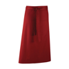 Colours Bar Apron in burgundy