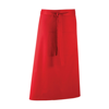 Colours Bar Apron in red