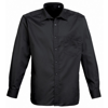 Long Sleeve Poplin Shirt in black