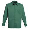Long Sleeve Poplin Shirt in emerald