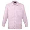 Long Sleeve Poplin Shirt in pink