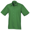 Short Sleeve Poplin Shirt in emerald