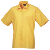 Short Sleeve Poplin Shirt in sunflower