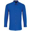 Colours' Poplin Fitted Long Sleeve Shirt in royal