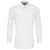 Colours' Poplin Fitted Long Sleeve Shirt in white