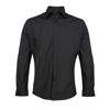 Supreme Poplin Long Sleeve Shirt in black