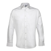 Supreme Poplin Long Sleeve Shirt in white